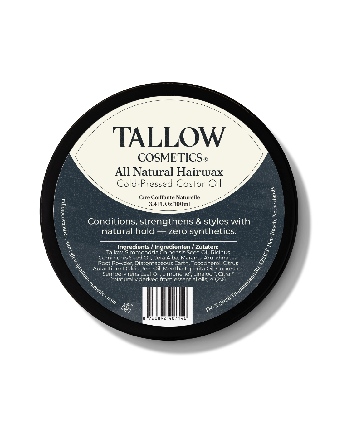 Tallow All Natural Hairwax